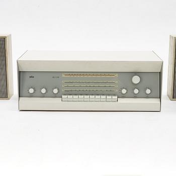 Dieter Rams, stereo receiver, model 'RCS 9-S' and speakers model 'L450/2', Braun, Germany, designed in 1961.