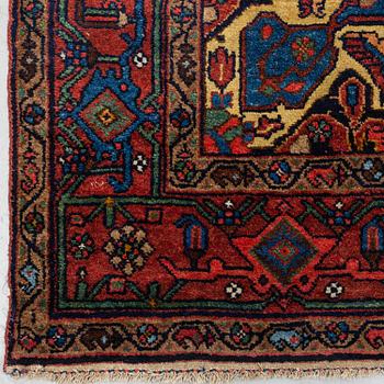 A CARPET, a semi-antique/old Bidjar, ca 210-213,5 x 140,5-144 cm.