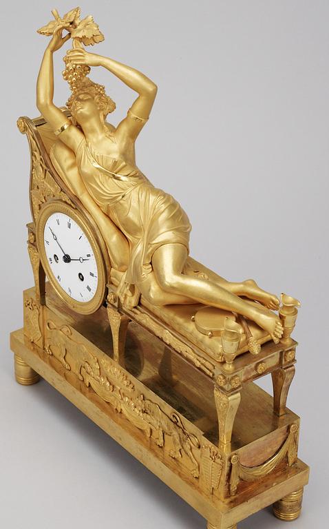 A French Empire early 19th Century mantel clock.