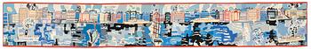 118. Lars Gynning, a tapestry, tapestry weave, ca 690 x 103 cm, signed GYNNING PF Portalegre, Portugal.