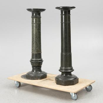 Two Pedestals, around the year 1900.