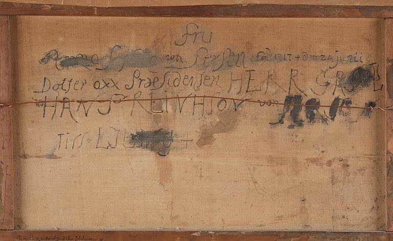 A Swedish decoupage, dated 1751.