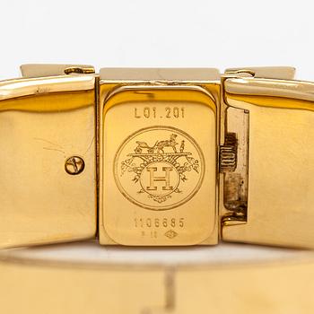 Hermès, "Loquet", armbandsur, 19 mm.