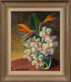 Birger Carlstedt, Stilleben with flowers.