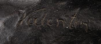SKULPTUR, brons, sign Valentin.