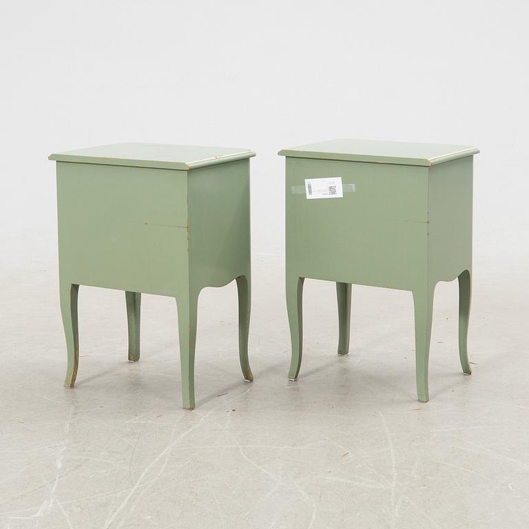 Axel Einar Hjorth, Bed and bedside tables, a pair "Ängby" Nordiska Kompaniet (NK) 1931/32.
