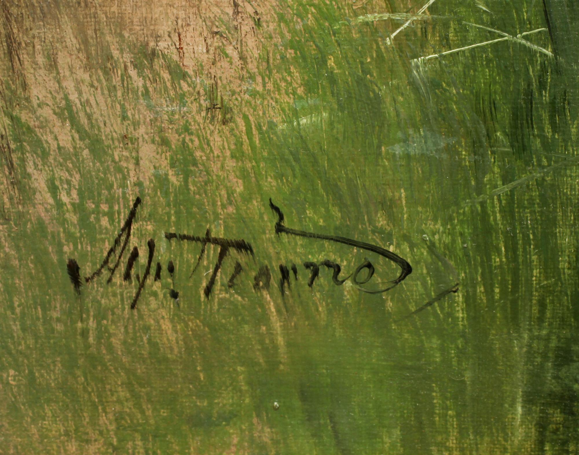 ALFRED THÖRNE, olja på duk, sign.