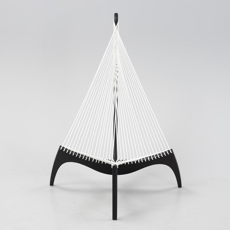 Jørgen Høvelskov, a 'Harp Chair' easy chair,  Christensen & Larsen, Copenhagen, Denmark, 1970's-80-'s.