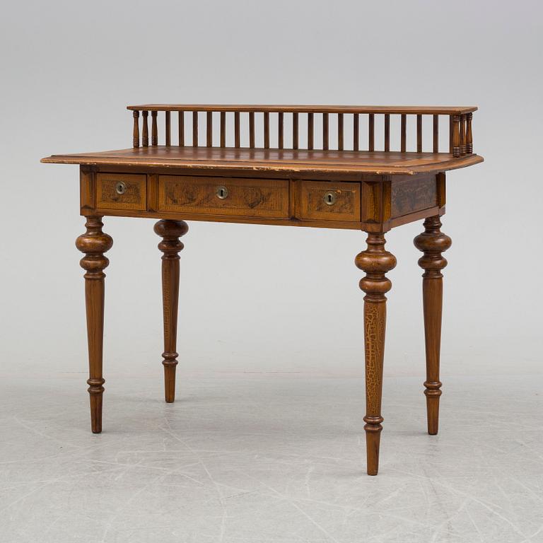 A late 19th century writing desk.