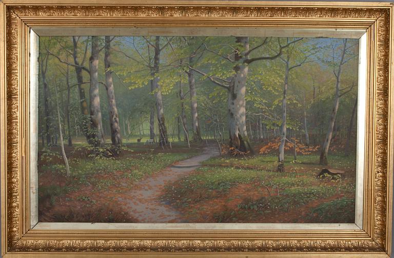 SIEGFRIED HASS, olja på duk, sign o dat 1892.