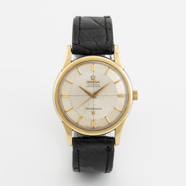 Omega, Constellation, "Pie-Pan", armbandsur, 34 mm.