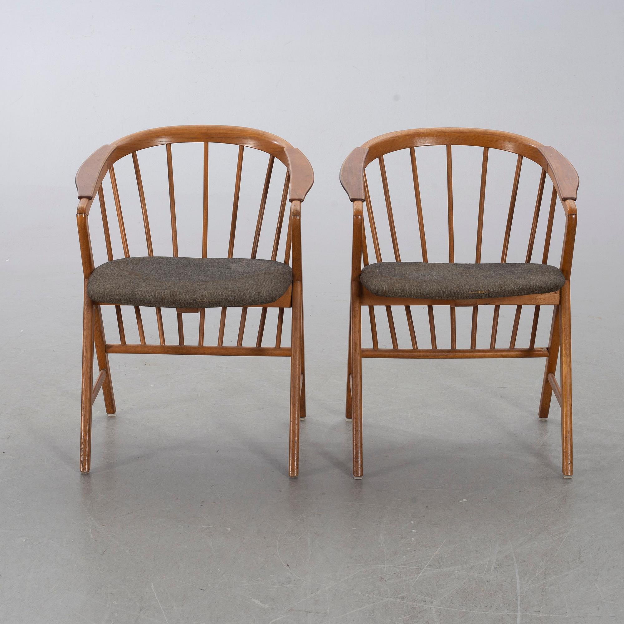 BENGT RUDA, karmstolar ett par "Sierra"  IKEA, 1950-/60-tal.