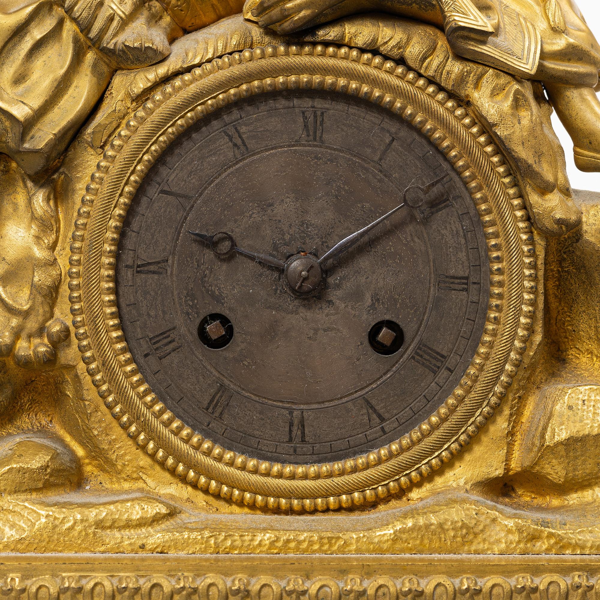 Table pendulum clock, Neo-Renaissance, mid-19th century.