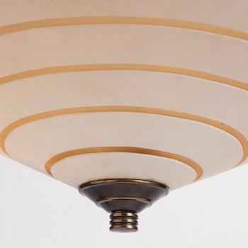 Edward Hald, a ceiling lamp, Orrefors, 1930s.