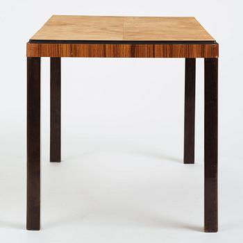 Swedish Modern, a library table, possibly Firma Boet, provenance: Factory owner Neck's residence in Nossebro, 1930s.