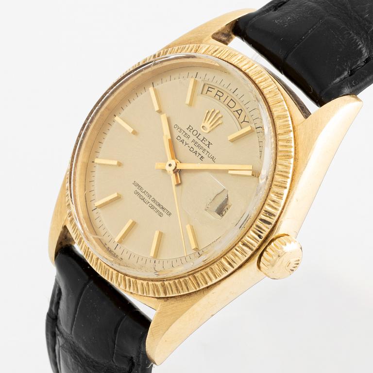 Rolex, Oyster Perpetual, Day-Date, "Bark Finish", armbandsur, 36 mm.