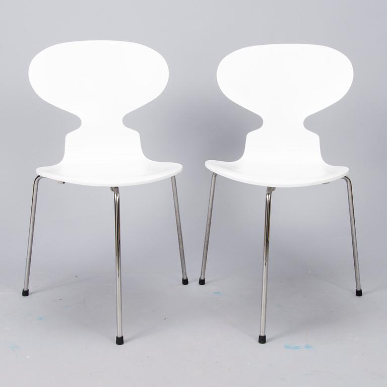 ARNE JACOBSEN, STOLAR, 4 st, "Myran", Fritz Hansen, Danmark 2010.