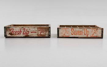 DRICKABACKAR, 2 st, Seven Up, 1900-talets mitt.