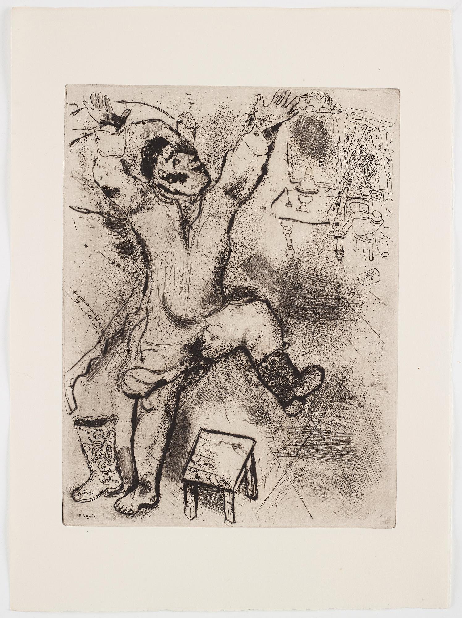 MARC CHAGALL, 71 st etsningar ur upplagan om 285 exemplar på Arches/MBM/J. Perrigot-papper, 1923-1948.