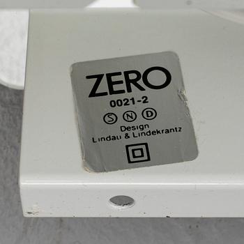 BÖRGE LINDAU & BO LINDEKRANTZ, a pair of 'Zero' wall lights, 1980's.