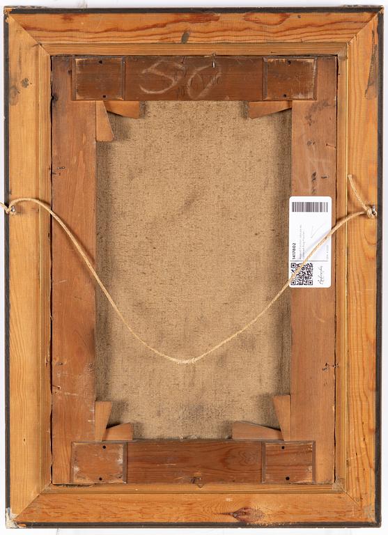 August Fischer, oil on canvas, signed Aug Fischer San Remo.