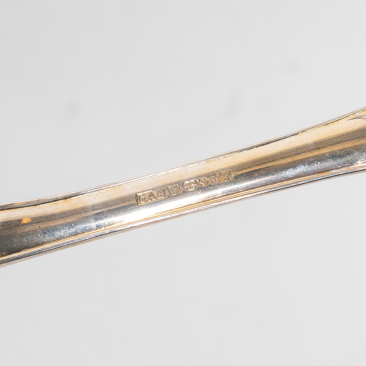 A 49-piece silver cutlery service, model 'Olga', GAB and CG Hallberg, Stockholm and Eskilstuna, 1959-76.