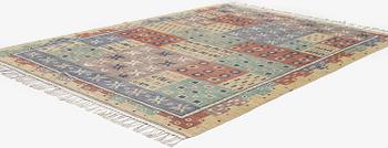 Märta Måås-Fjetterström, a carpet, 'Joakim', flat weave, c. 317 x 215 cm, signed MMF.