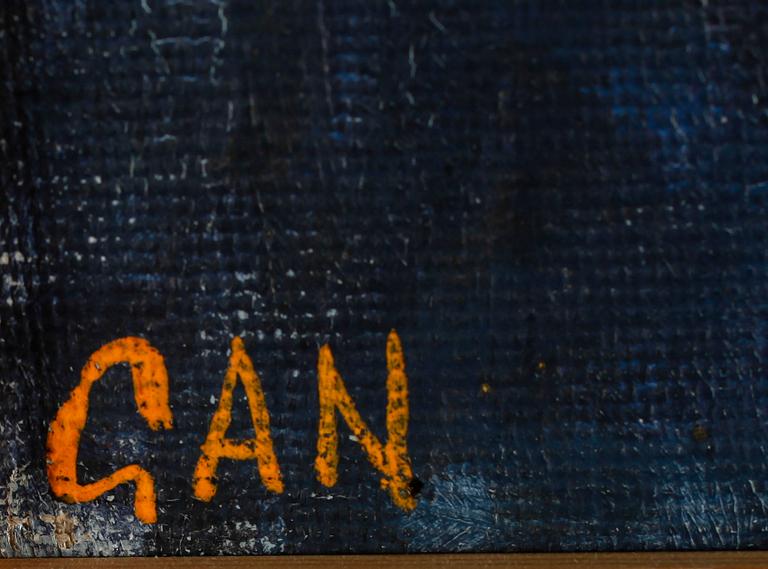 GÖSTA ADRIAN-NILSSON, olja på duk, uppklistrad på pannå, monogramsignerad.