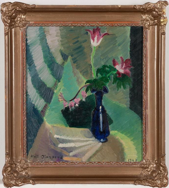 Heli Ojanperä, Still life with flowers.
