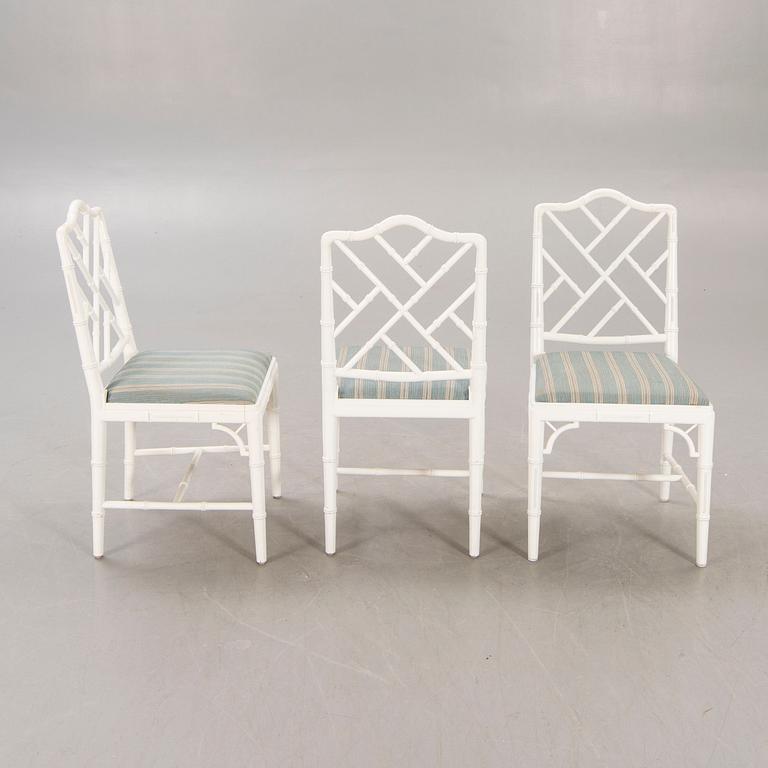 A set of six Miranda of Sweden chairs later part of the 20th century.