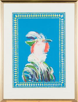 Juhani Linnovaara, serigrafi, signerad och numrerad 78/90.