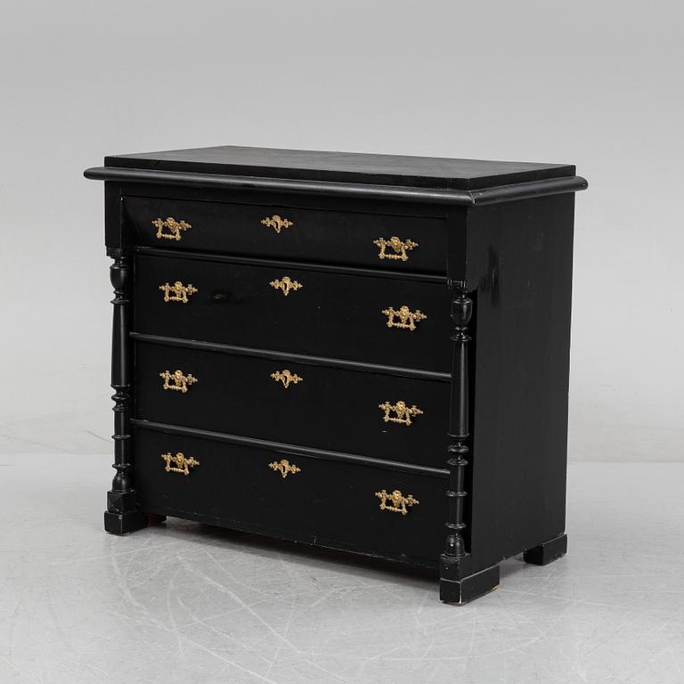 A pianted dresser from around the year 1900.