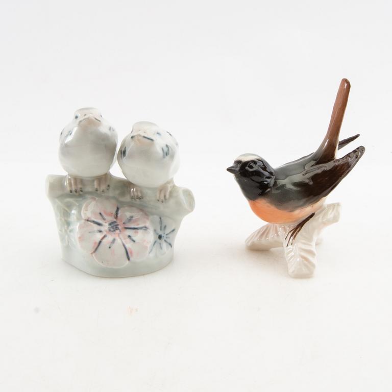 Figurines 18 pcs mostly Germany 20th century porcelain.