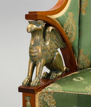 SOFFA, empirestil, 1800-talets slut.