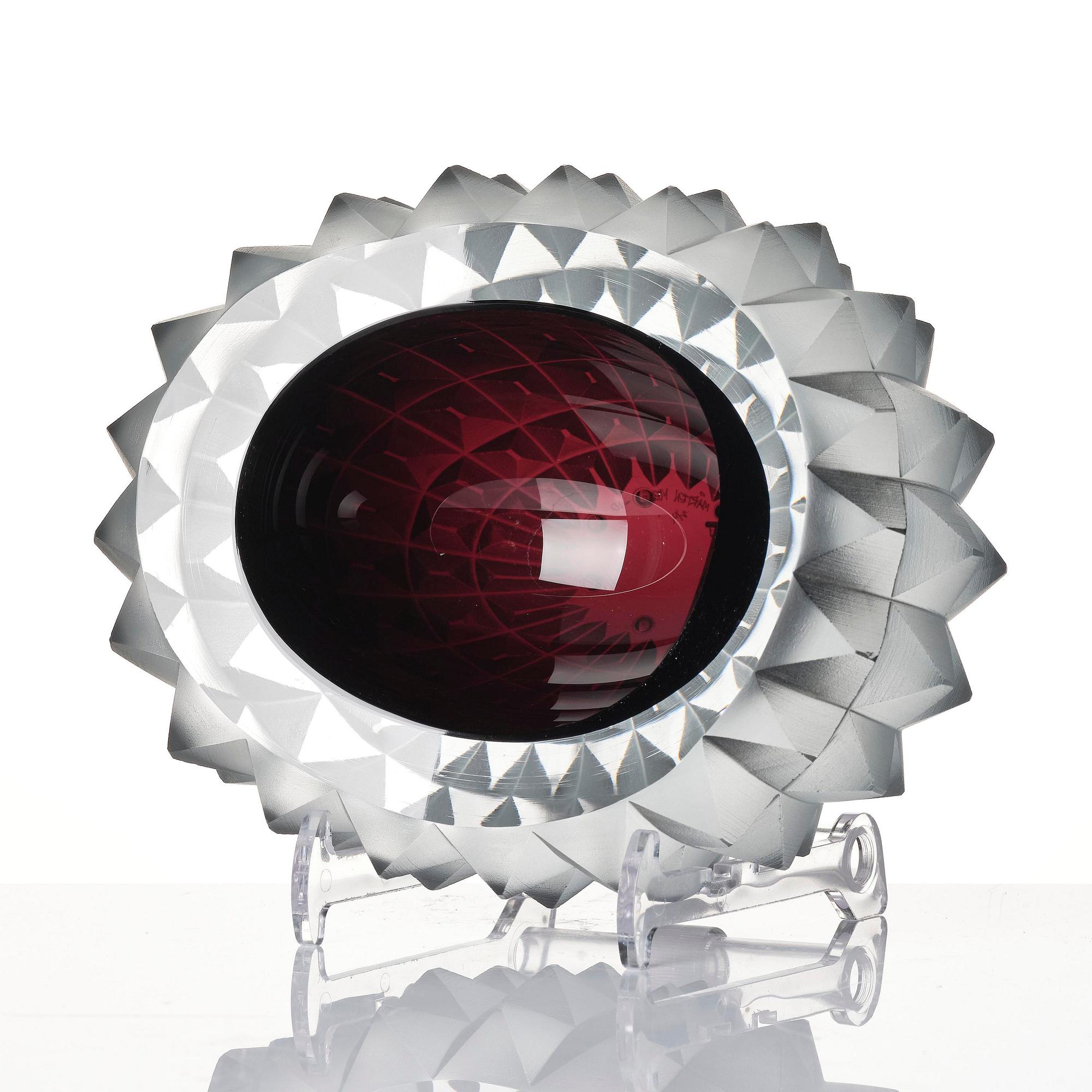 Mårten Medbo, skål, "Core", ed. 2/4, glas, Ajeto, Nový Bor, Tjeckien, 2010.