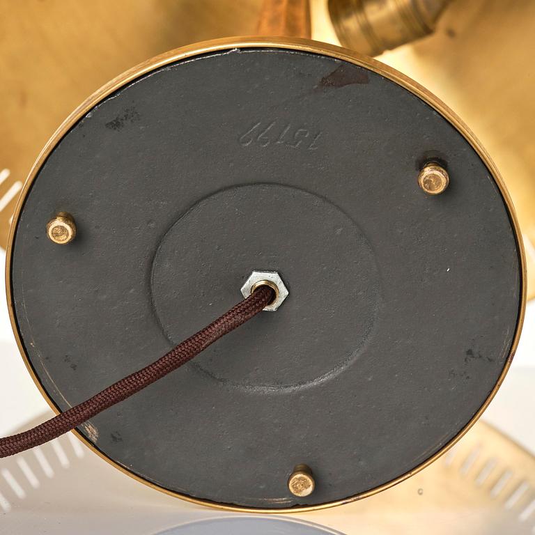 Harald Notini, Table lamp, model "15277", Arvid Böhlmarks Lamp Factory, Stockholm, 1940s.