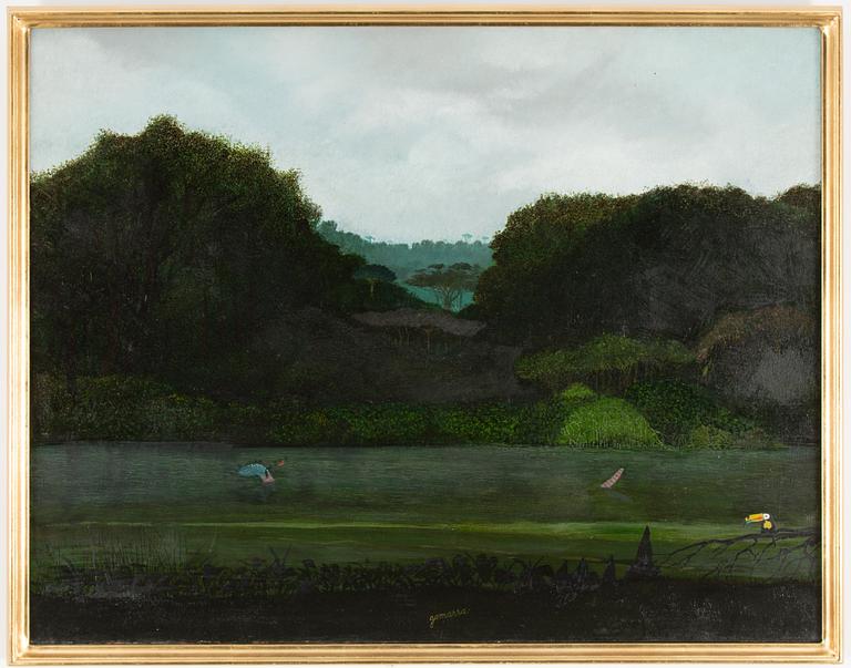 JOSÉ GAMARRA, oil on canvas, signed.