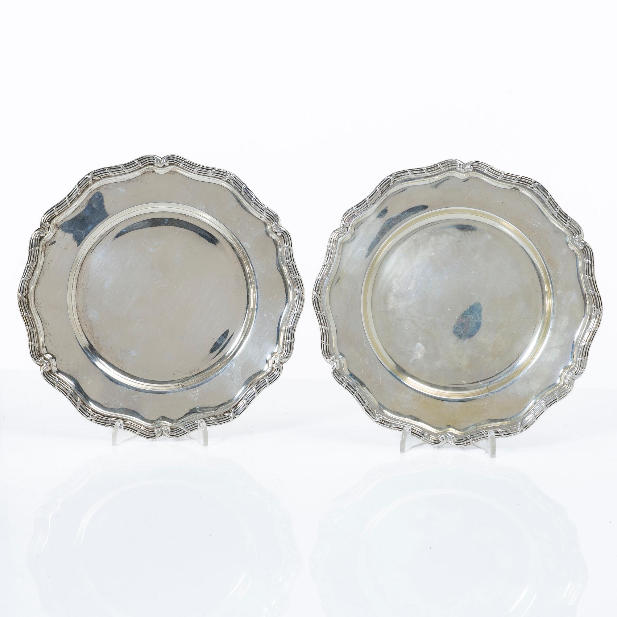 Dishes, 6 pcs, silver, Sweden, first half of the 20th century.