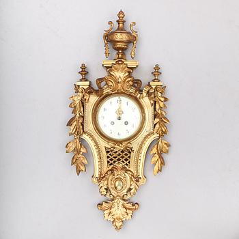 VÄGGPENDYL, brons, gustaviansk stil, sekelskiftet 1900.