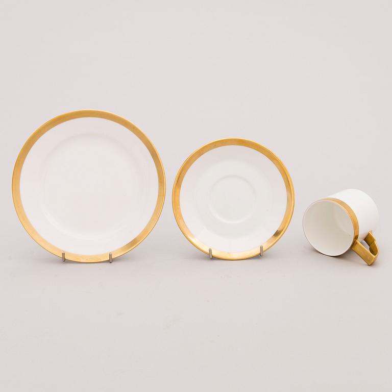 KARIN BJÖRQUIST, 17 parts coffee set in bone china made by Rörstrand, designed 1990.