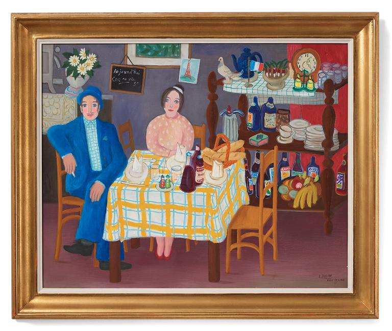 Lennart Jirlow, Par på restaurangen.