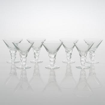 Oiva Toikka, glasservis, 28 delar, "Mukura" ("Paratiisi"), Notsjö 1971-75.