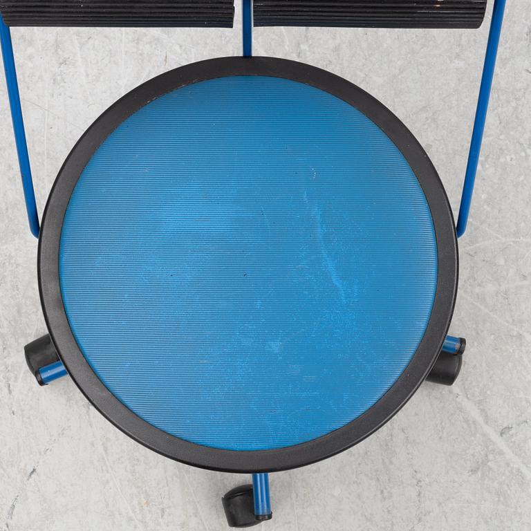 Desk chair, Bieffeplast, Italy, 1980s.