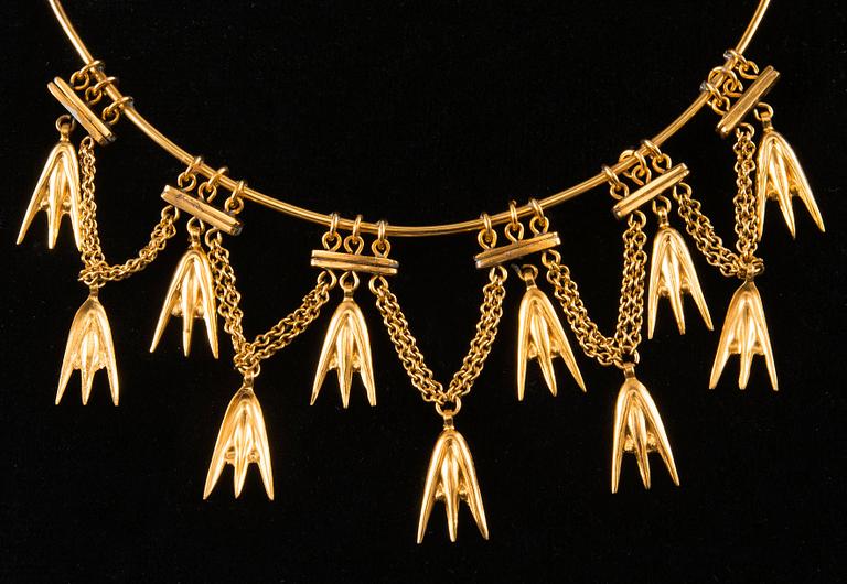 Heli Vuori, A BRACELET, brass, Kalevala Koru 1947.