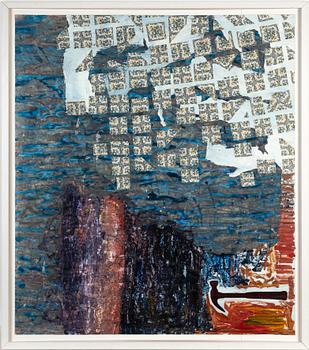 Max Mikael Book, mixed media on paper signed 1987 and numbered 2/6 verso.