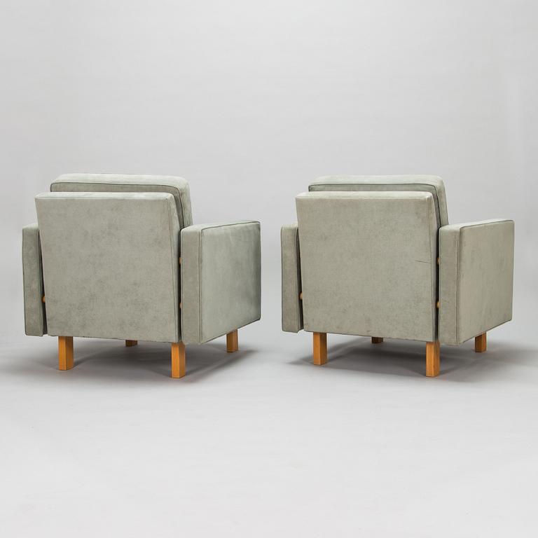 Alvar Aalto, fåtöljer,ett par, modell RB 511 Artek 1960-tal.