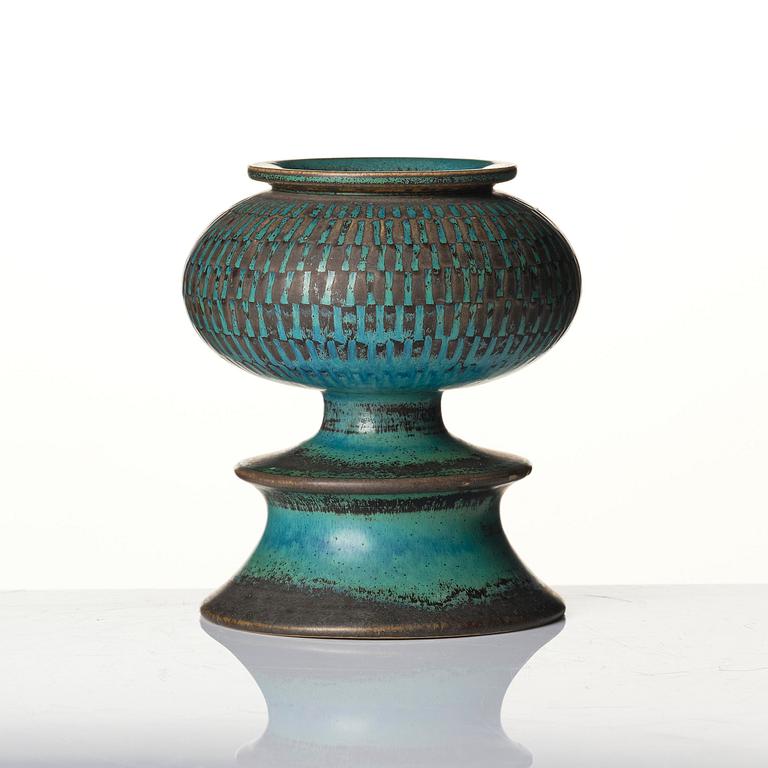 Stig Lindberg, vas, stengods, Gustavsbergs Studio 1962.