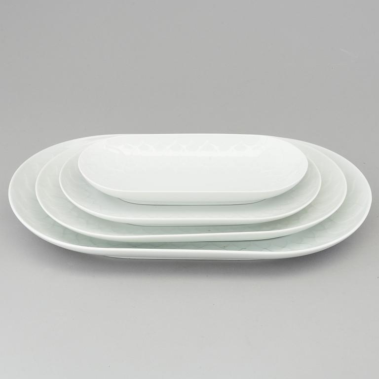 BJÖRN WIINBLAD, a 45 part set of "Lotus" tableware by Rosenthal.