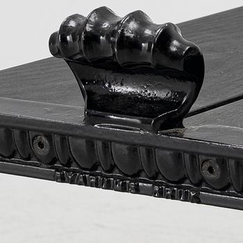 Folke Bensow, a "Sneckan" bench, Byarums Bruk, 21st century.