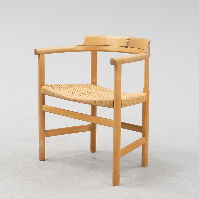 Hans J Wegner, a 'PP52/PP62 Captain's Chair' chair, PP Møbler, Denmark.